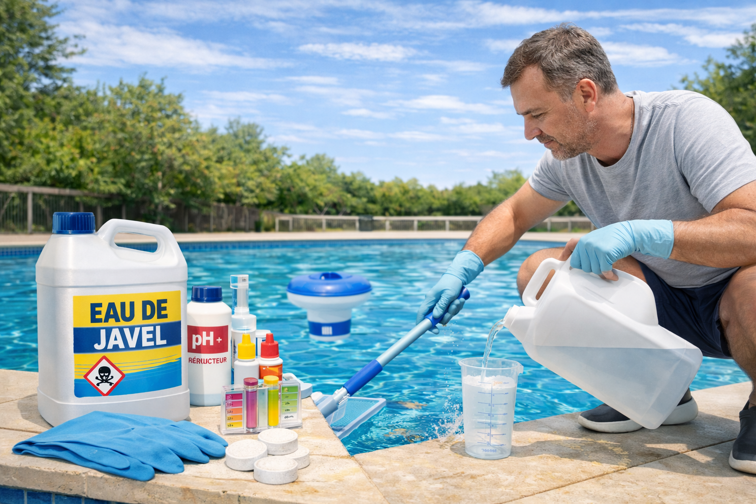 dosage javel piscine